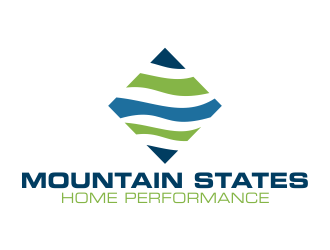 Mountain States Home Performance logo design by Greenlight
