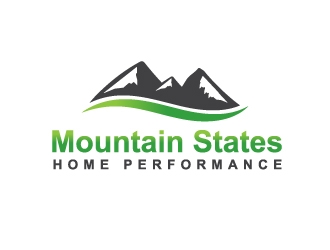 Mountain States Home Performance logo design by syakira