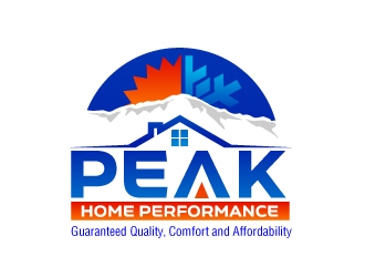 Mountain States Home Performance logo design by jaize