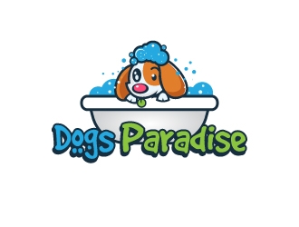 Dogs Paradise  logo design by mawanmalvin
