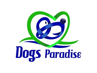Dogs Paradise  logo design by gitzart