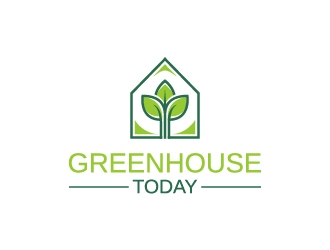 Greenhouse Today logo design by Anizonestudio
