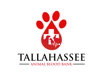 Tallahassee Animal Blood Bank logo design by aldesign