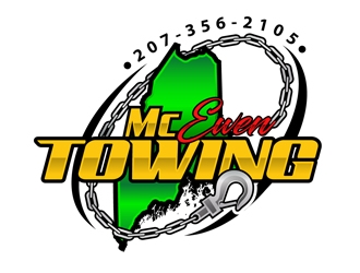 McEwen Towing logo design by DreamLogoDesign