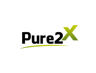 Pure2X logo design by serprimero