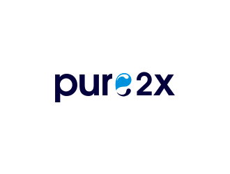 Pure2X logo design by JessicaLopes