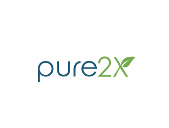 Pure2X logo design by Louseven