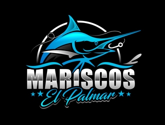 Mariscos El Palmar logo design by DreamLogoDesign