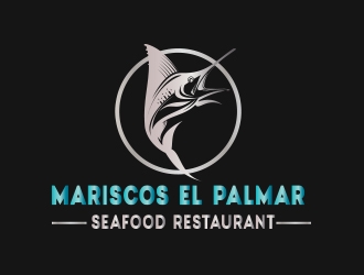Mariscos El Palmar logo design by heba