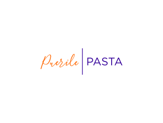 Puerile Pasta logo design by bricton