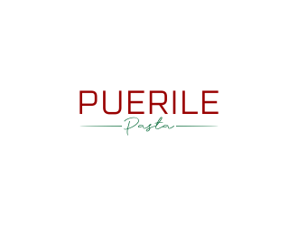 Puerile Pasta logo design by bricton