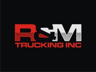 R&M Trucking Inc logo design by agil