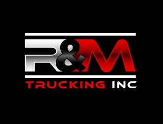 R&M Trucking Inc logo design by pambudi