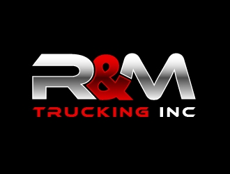 R&M Trucking Inc logo design by pambudi