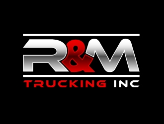 R&M Trucking Inc logo design by pambudi