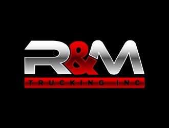 R&M Trucking Inc logo design by pambudi