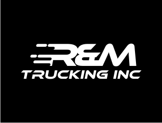 R&M Trucking Inc logo design by sodimejo