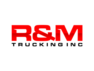 R&M Trucking Inc logo design by ndaru