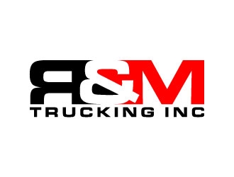 R&M Trucking Inc logo design by daywalker