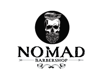Nomad BarberShop logo design by SiliaD