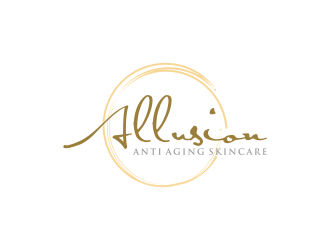 Allusion Anti Aging Skincare logo design by RIANW