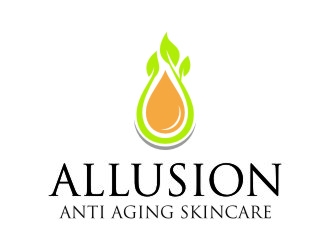 Allusion Anti Aging Skincare logo design by jetzu