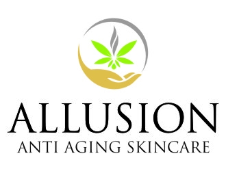 Allusion Anti Aging Skincare logo design by jetzu