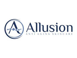 Allusion Anti Aging Skincare logo design by aldesign