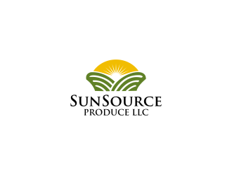 SunSource Produce LLC logo design by RIANW