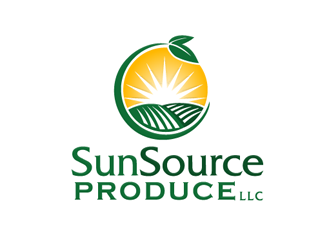 SunSource Produce LLC logo design by megalogos