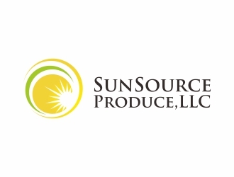 SunSource Produce LLC logo design by langitBiru