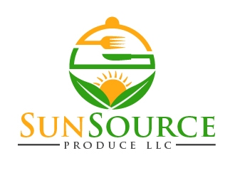 SunSource Produce LLC logo design by shravya