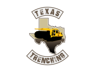 Texas Trenching  logo design by Kruger