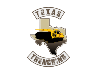 Texas Trenching  logo design by Kruger