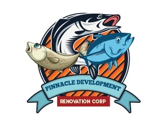 Pinnacle Development &amp; Renovation Corp.  logo design by heba
