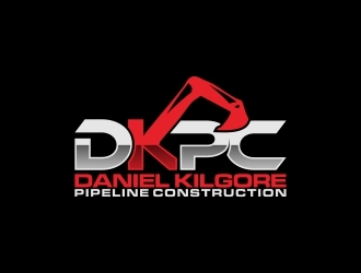 DANIEL  KILGORE PIPELINE CONSTRUCTION  logo design by agil