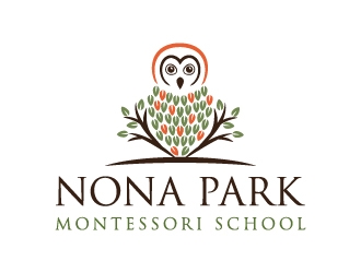 Nona Park Montessori School logo design by sakarep