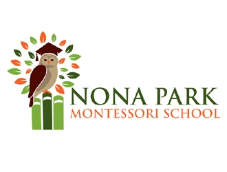 Nona Park Montessori School logo design by ingepro