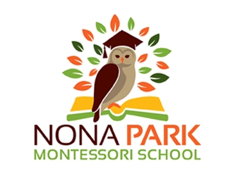 Nona Park Montessori School logo design by ingepro