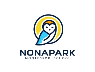 Nona Park Montessori School logo design by nehel