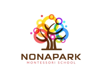 Nona Park Montessori School logo design by nehel