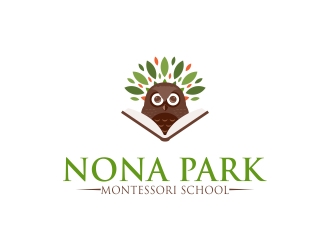 Nona Park Montessori School logo design by DanizmaArt