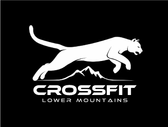 Crossfit lower mountains logo design by nehel