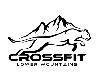 Crossfit lower mountains logo design by nehel