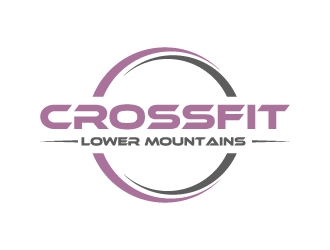 Crossfit lower mountains logo design by Creativeminds