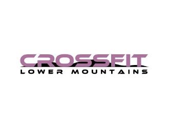 Crossfit lower mountains logo design by Creativeminds