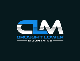 Crossfit lower mountains logo design by ndaru