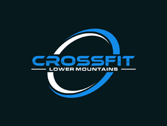 Crossfit lower mountains logo design by ndaru