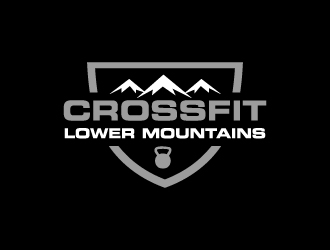 Crossfit lower mountains logo design by labo