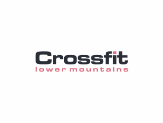Crossfit lower mountains logo design by santrie